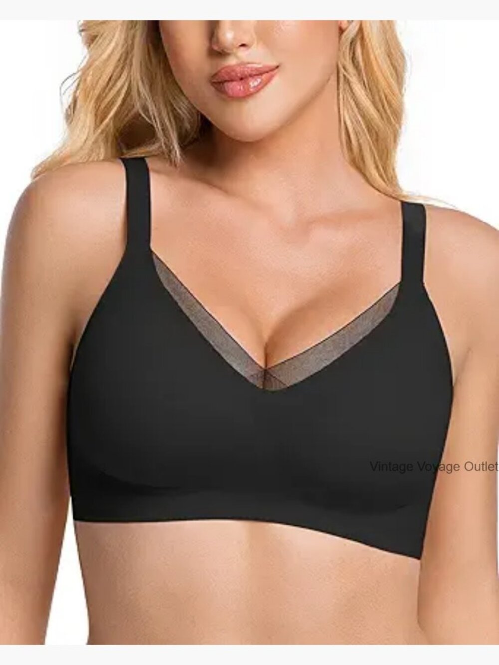 Wireless Seamless Push Up Bra No Underwire Full Coverage